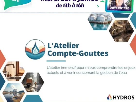 Atelier Compte-Gouttes sur les enjeux de l'eau à La Réunion