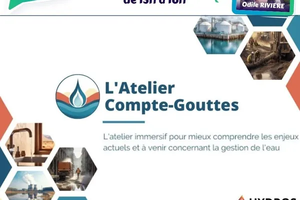 Atelier Compte-Gouttes sur les enjeux de l'eau à La Réunion